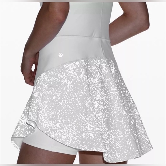 NWOT Lululemon Serene Stride White Dress sports nulux tennis running reflective - Picture 3 of 10
